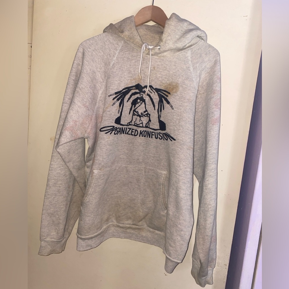 Organized konfusion hoodie vintage rare raptees 1990s used 
size XL